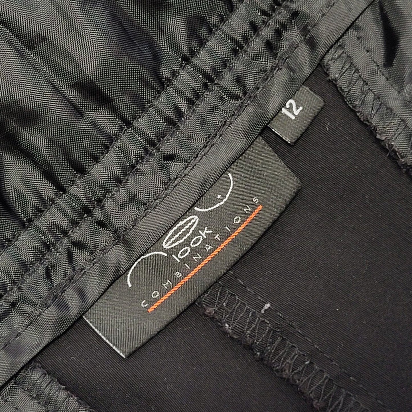 New Look Vintage 90's Black Bootcut Trousers Uk Women's 12 W30 L30
