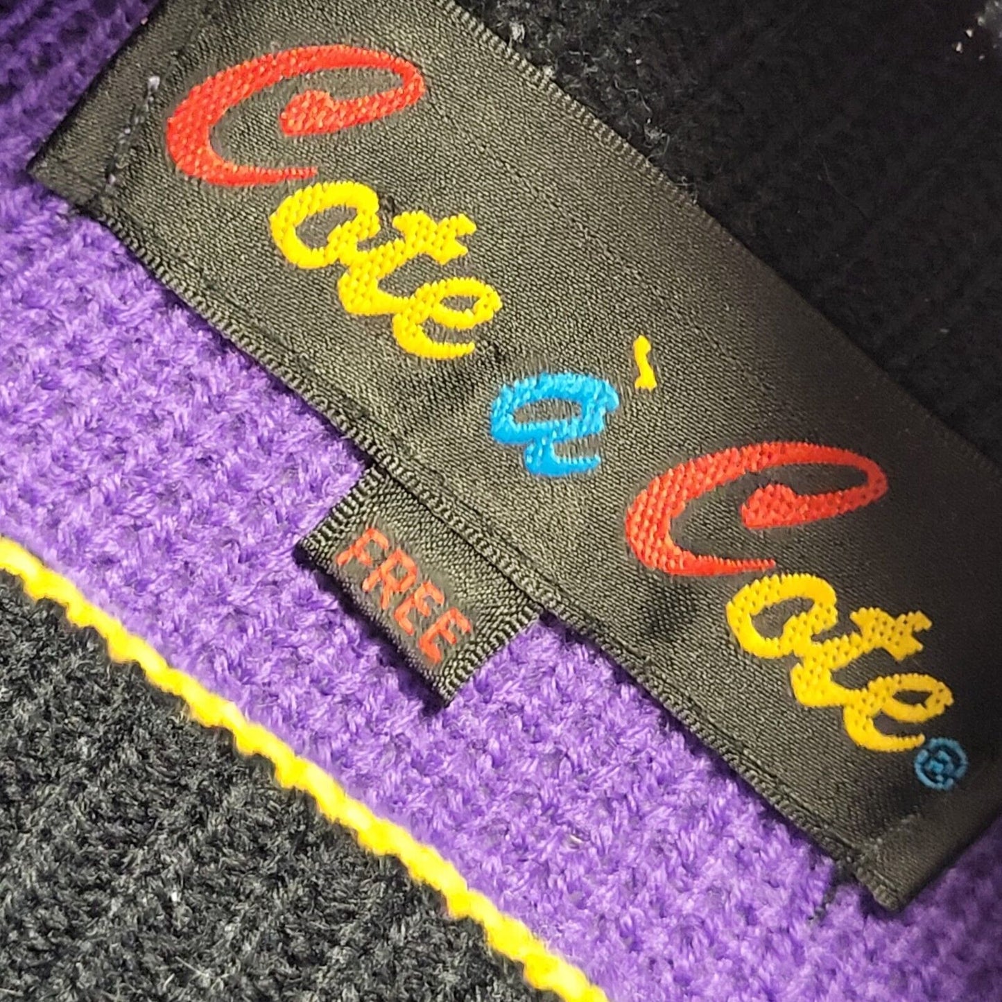 Cate A Cate 80s Vintage Purple Round Neck Knitted Jumper Uk Women's Size 16/18