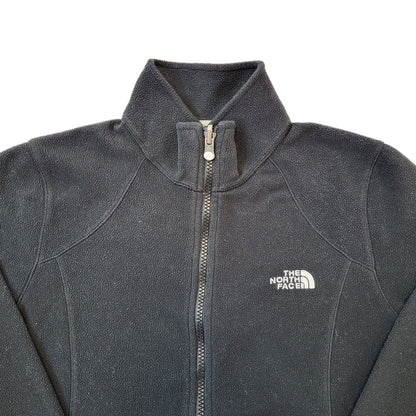 The North Face Black Full Zip Fleece Jacket Women's Size Medium.