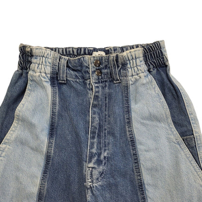 BDG Y2K Blue Patchwork  Tapered Leg Denim Jeans Women's Size 8 W26 L30