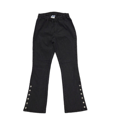 Diane Gilman 90s Vintage Black Bootcut Stretch Jeans Women's Uk S 8-10 W26 L30