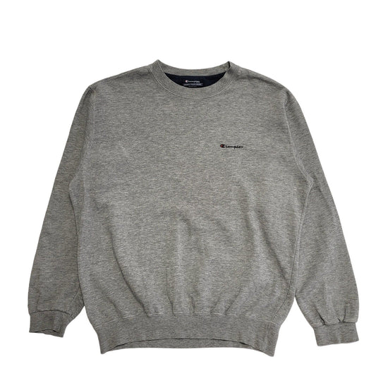 Champion 90's Sweatshirt Grey Crew Neck Mens UK Size XL