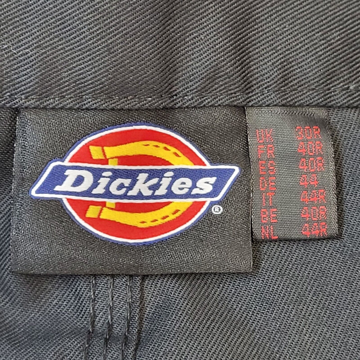 Dickies Black Workwear Straight Leg Trousers Men's Size S W30 L31