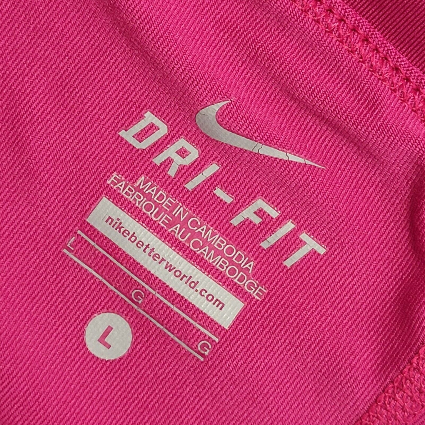 Nike Dri-Fit Pink Short Sports Skirt Uk Women's Size Large W30