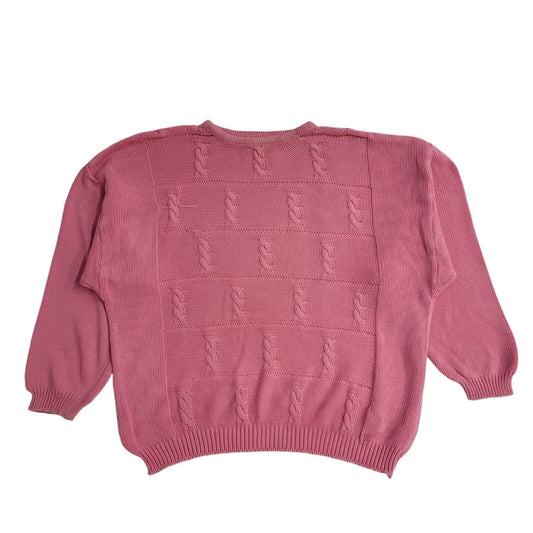 Sefanel Vintage 90's Pink Jumper UK Women's Size 14
