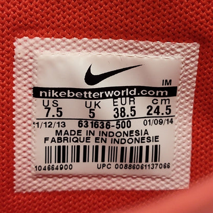Nike Mid Blazer Primo Court Red Lace Up Trainers Women's  Uk 5