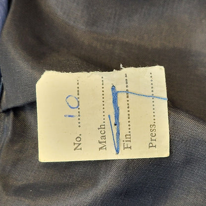 80s Vintage Blue Tapered Leather Trousers Women's Size 8 W26 L31