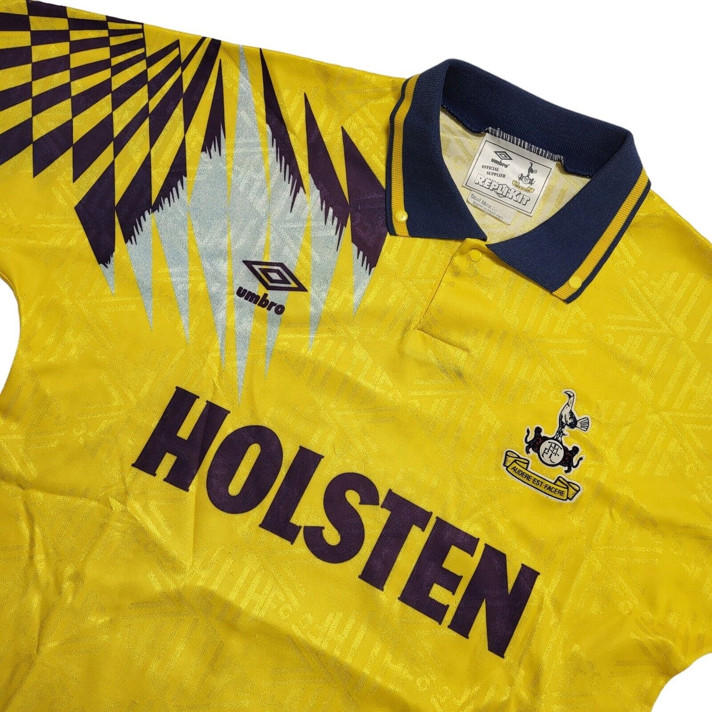 Umbro Tottenham Hotspur FC 1991-92 Away Football Shirt Uk Men's Size S