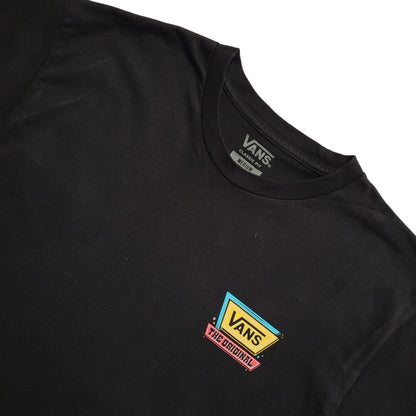 Vans Vintage Y2k Black Classic Fit T-Shirt Uk Men's Size M