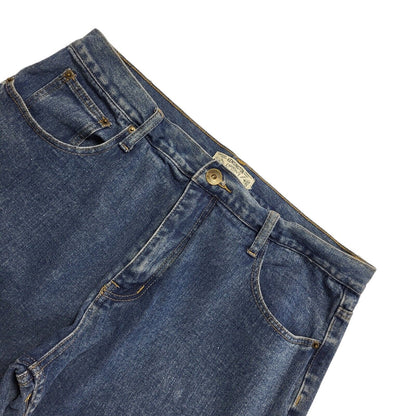 Kensington Dockside 90s Blue Wide Leg Denim Jeans Uk Men's Size S W30 L29