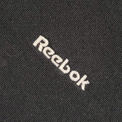 Reebok Essentials Spell Out  Vintage Y2K Black Sweatshirt Women's Size UK 14