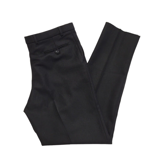 Wood Harris Vintage Black Straight Leg Casual Trousers Uk Men's 3XL W40 L36 Bnwt