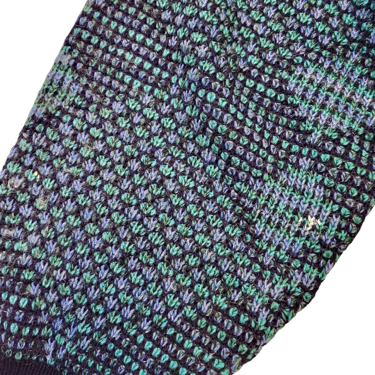 St Michael 80s Vintage Blue V-Neck Jumper Men's Size Medium
