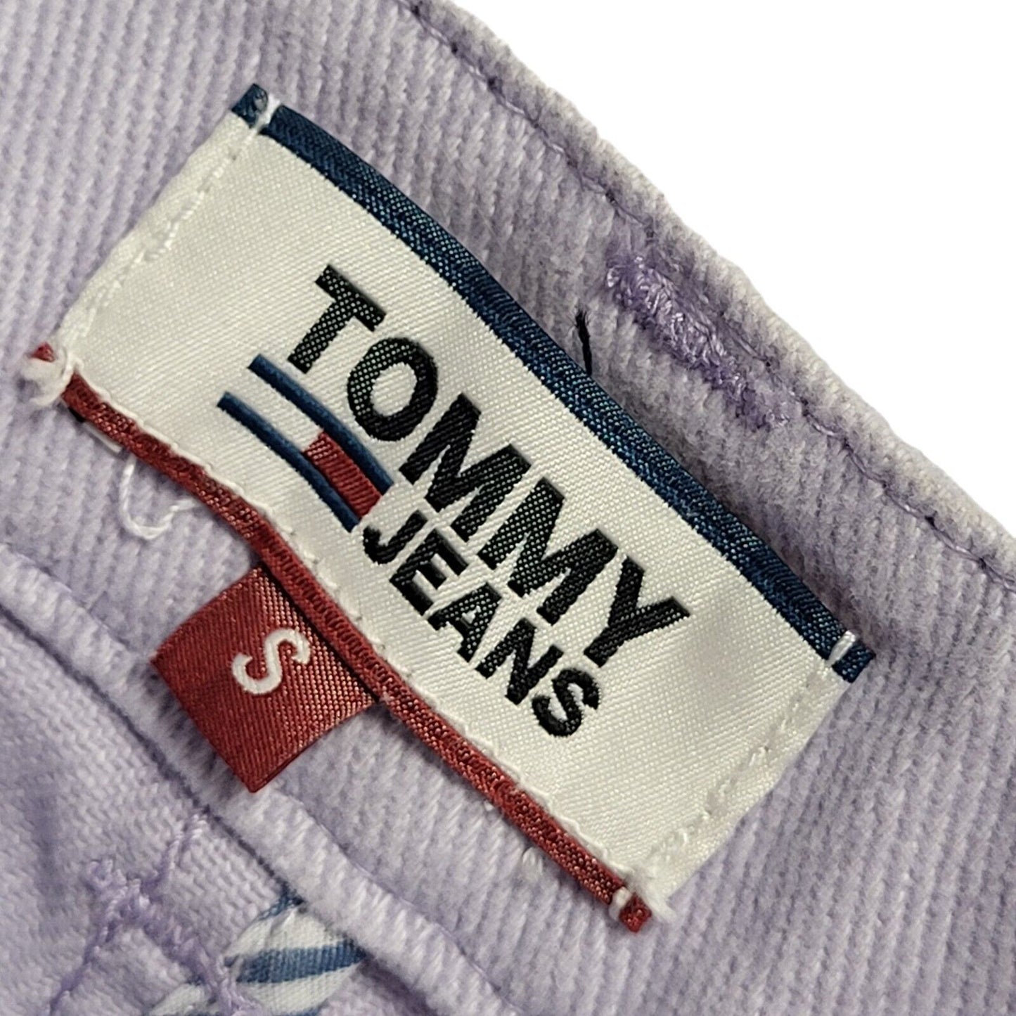 Tommy Jeans Purple Denim Mini Skirt Uk Women's Size Small W26