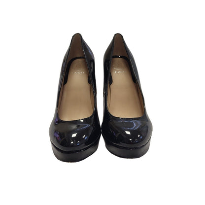 Guess Black Vintage Slip-on Heels Shoes Uk Women's Size 2