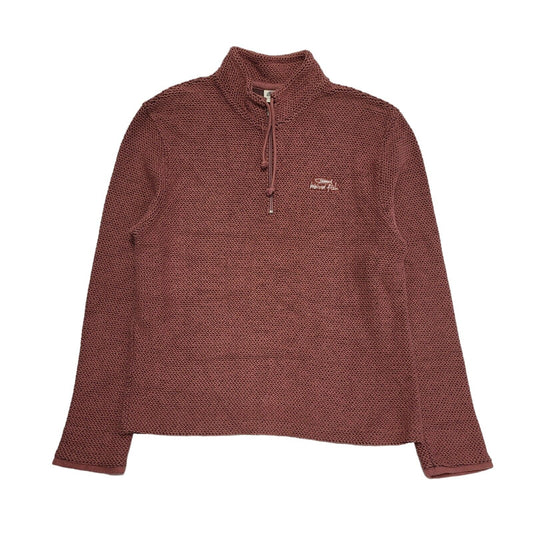 Weird Fish Pink Y2k 1/4 Zip Jumper Uk Men's Size XL