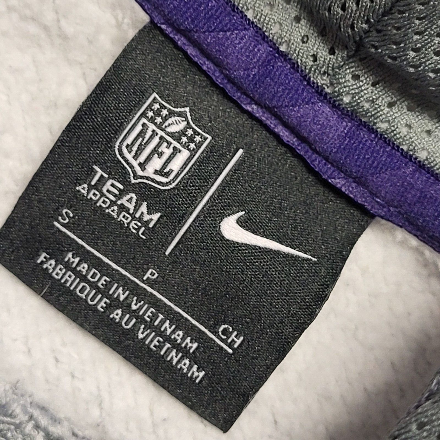 Nike NFL Team Vintage Y2k Grey Pullover Sweatshirt Hoodie Uk Men's Size S