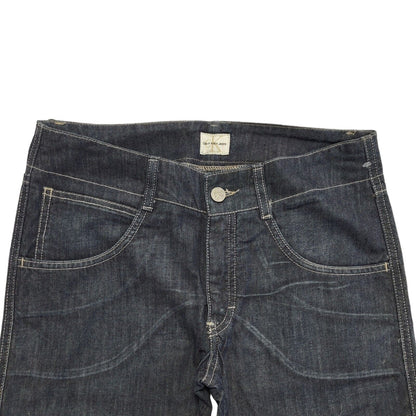 Calvin Klein 90s Vintage Dark Blue Straight Denim Jeans Uk Women's 8 W27 L26