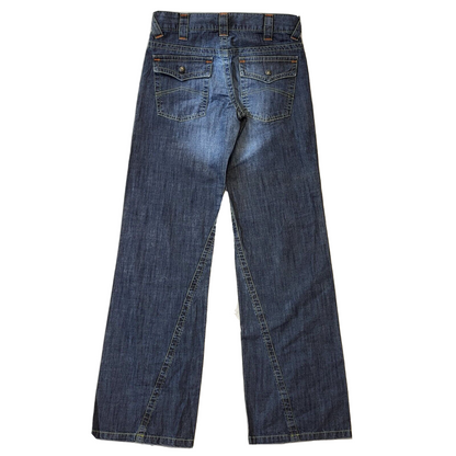 Armani Jeans Y2K Blue Straight Leg Denim Jeans Women's Size S W26 L32