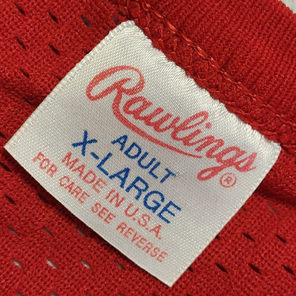 Rawlings Red No.80 NFL American Football Jersey UK Men's Size XL