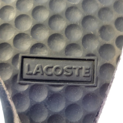 Lacoste Blue Vintage Slip-On Peep Toe Wedge Shoes Uk Women's Size 6