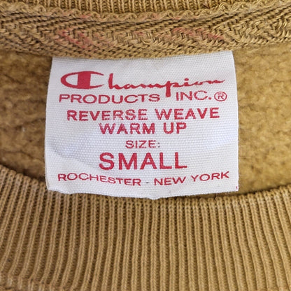 Champion Reverse Weave Brown Crew Neck Sweatshirt Men's Size S