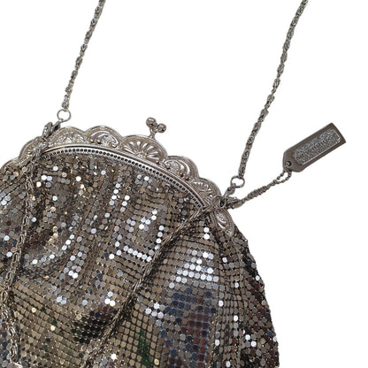 Newbridge Silver Metallic  Evening Party Cross Body Purse Bag