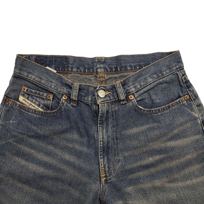 Diesel Y2K Bootcut Blue Jeans Womens UK Size 10 (usa 14) W28 L30
