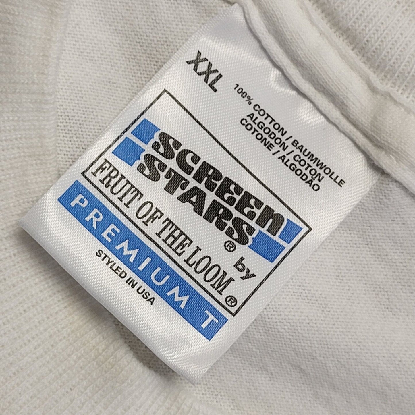 FICC Rally Caravan Club White Lincoln England Vintage 90s T-Shirt Men's Size XXL