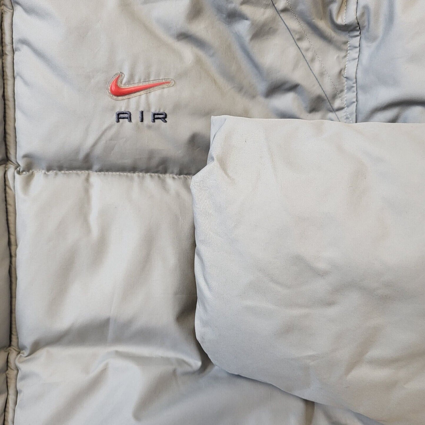 Nike Y2K Grey Longline Puffer Coat Men's Size Medium