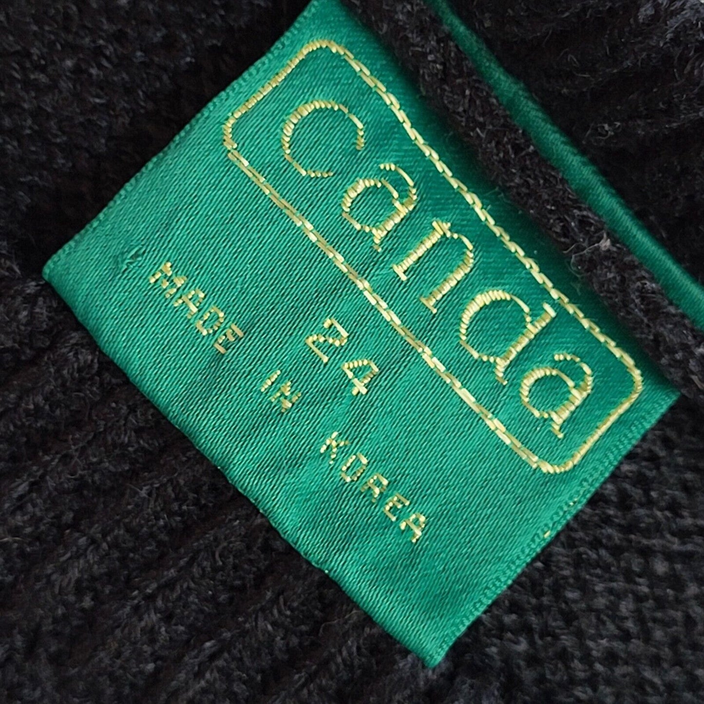 Canda Vintage 90's Black Pearl Detail Jumper UK Women's Size 14