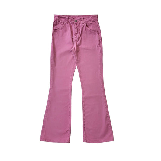 Vintage Y2K Vintage Pink Bootcut Denim Jeans Women's Size 8 W26 L30