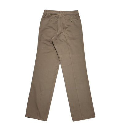 Armani Vintage 90's Mole Skin Tapered Beige Jeans UK Women's 10 W28 L31