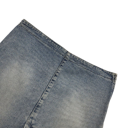 Blue Knight Vintage 90's Blue Denim Skirt Womens W34