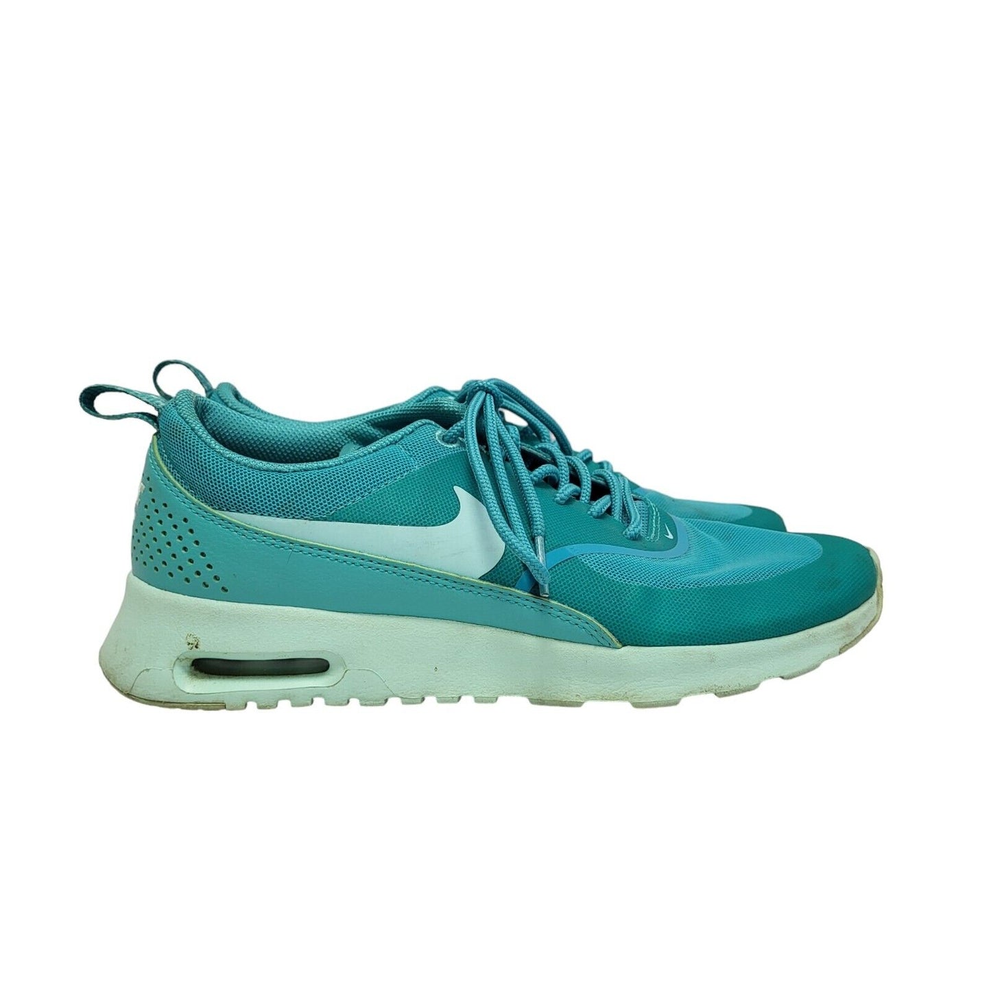 Nike Air Max Thea Green Lace-up Sports Casual Trainers Uk Women's Size 6