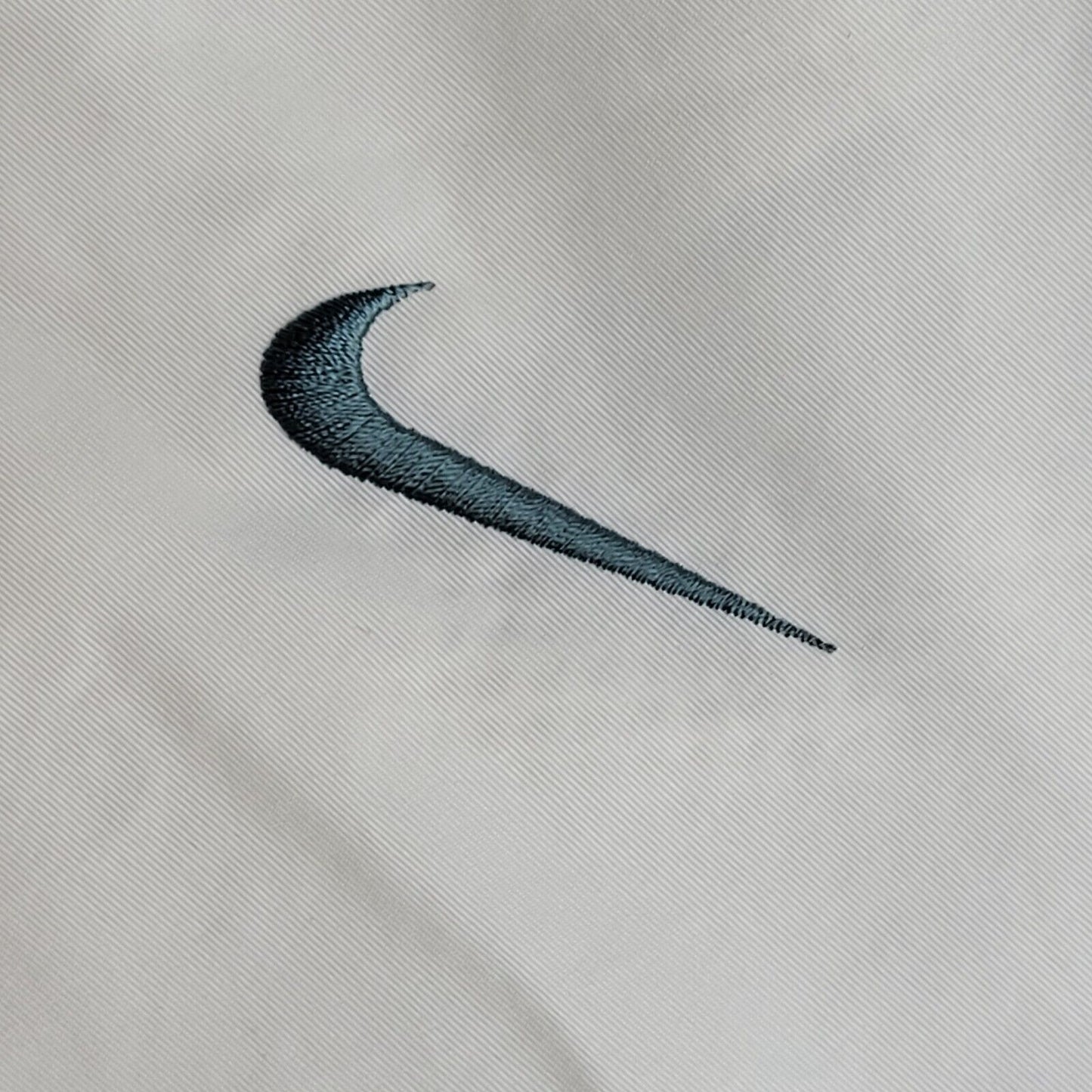 Nike Y2k White Pullover Over-sized Hooded Jacket Uk Women's Size M (8-10)