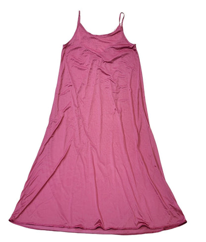 St Michael M&S 80's Vintage Pink & White Night Dress Womens UK XS EU 6