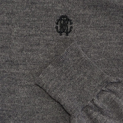 Roberto Cavalli Grey Round Neck Jumper Women's Size Small