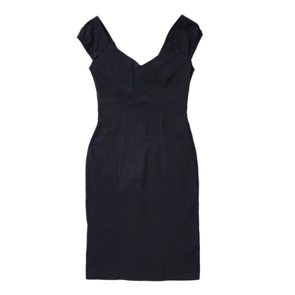Jane Norman Y2K Black Bandeau Dress Womens UK 14 BNWT