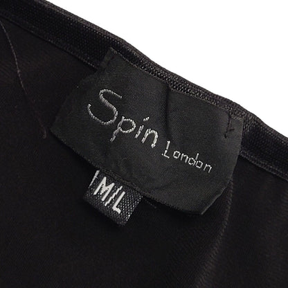 Spin 90s Vintage Scrappy Cowl Neck Black Dress Women's Size M