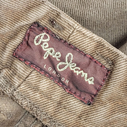 Pepe Jeans 90s Brown High Waist Denim Jeans Uk Women's Size 10 W28 L31