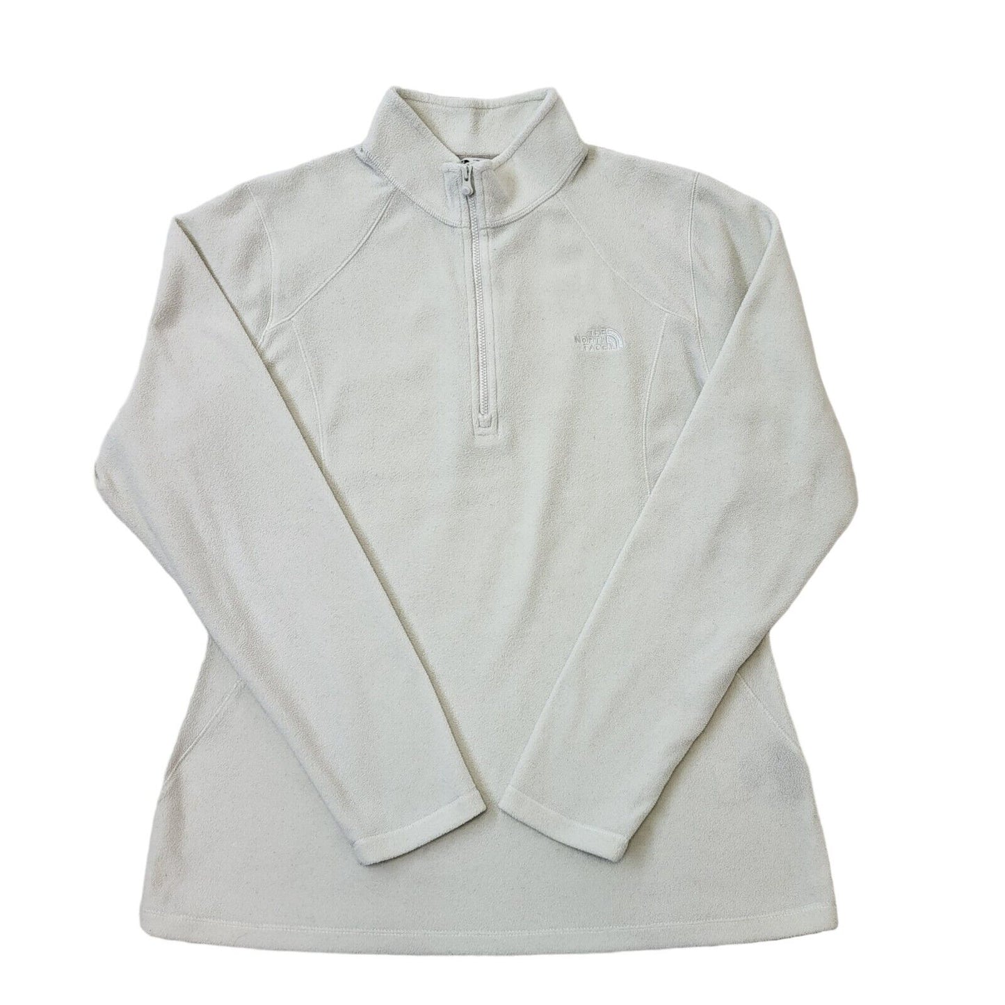 North Face Y2K Fleece Base Layer White 1/4 Zip Women's Size L