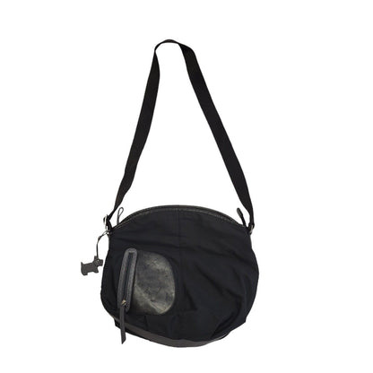 Radley Black Oval Shape Shoulder Bag Women's Size 14" x 13"