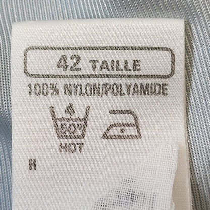 St Michael M&S 80's Vintage Light Blue & White Nightie Womens UK S EU 36