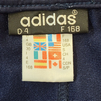 Adidas 90s Vintage Navy Blue Straight Leg Tracksuit Bottoms Men's Size S W30 L28