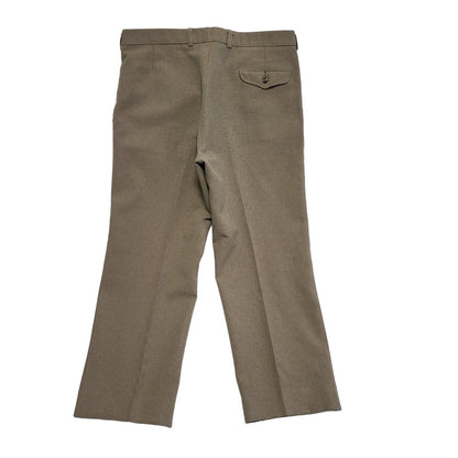 St Michael 90s Vintage Beige Straight Dress Trousers Uk Men's Size L W34 L29