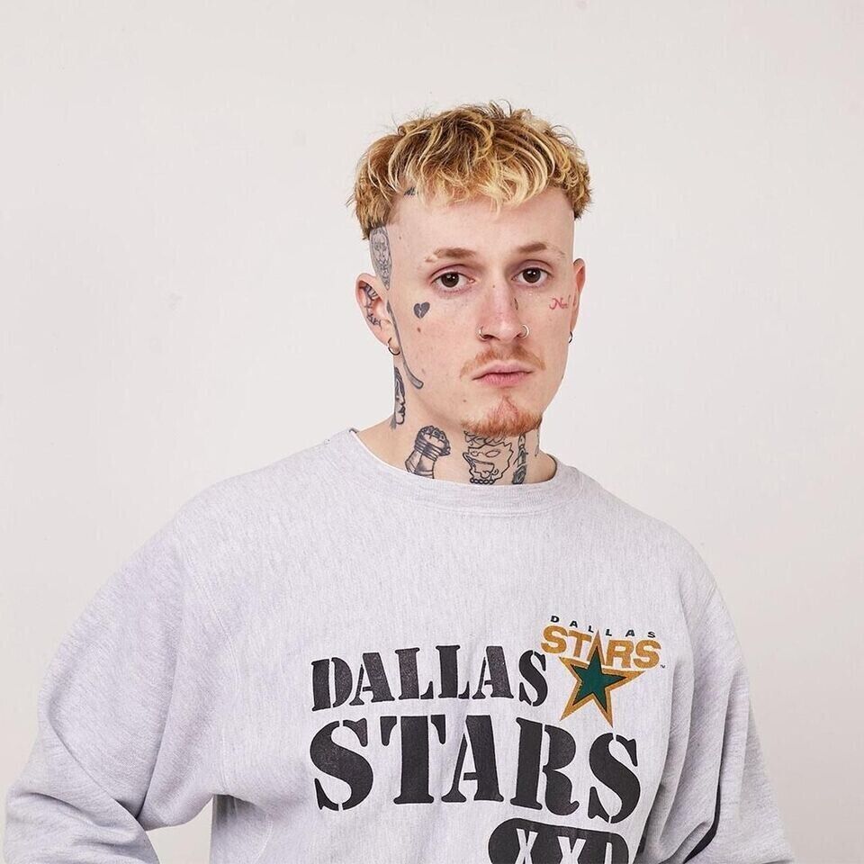 Champion Dallas Stars Reverse Weave Grey Vintage 90s Sweatshirt Uk Men's L
