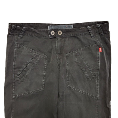 Baggy Black Cargo Pants Womens W32