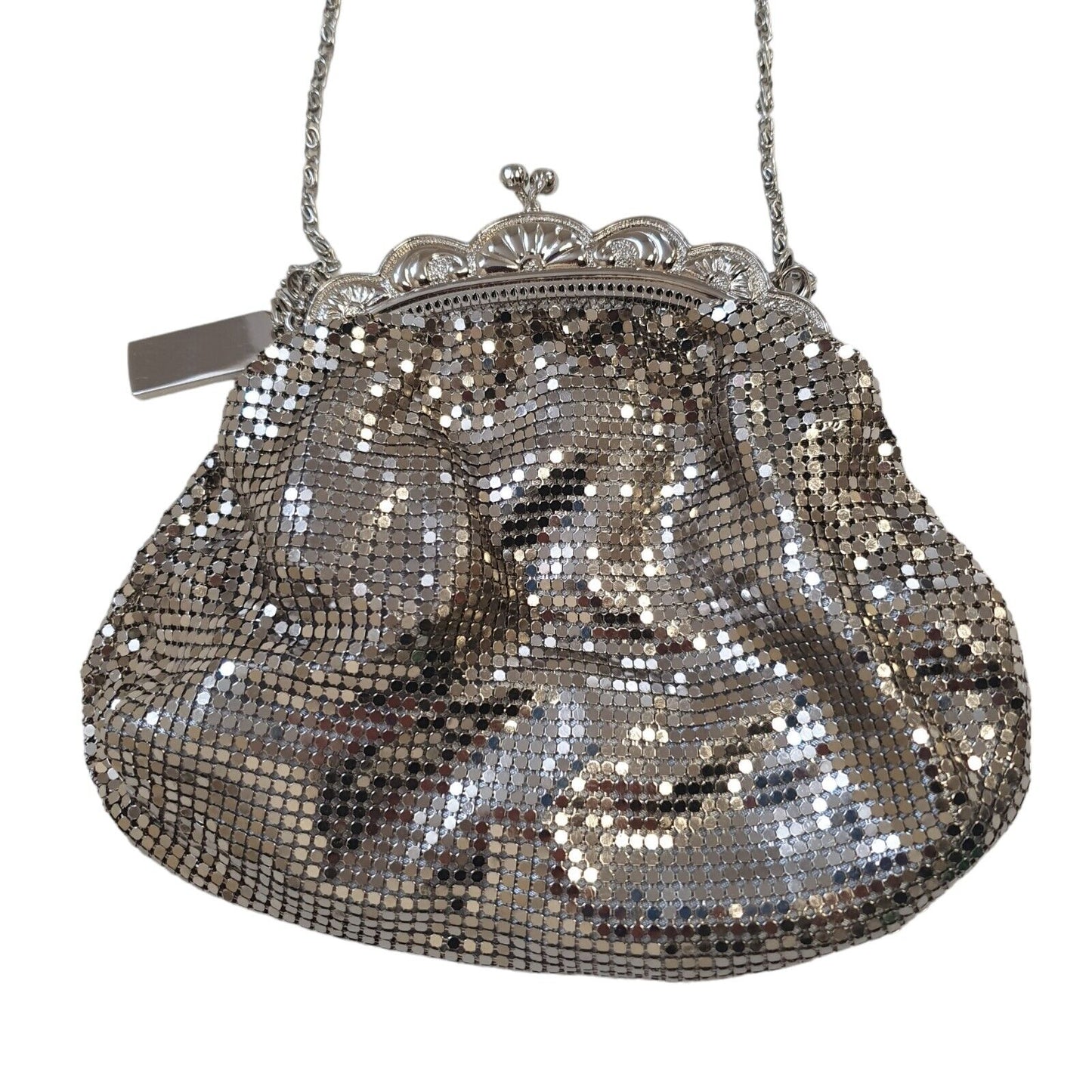 Newbridge Silver Metallic  Evening Party Cross Body Purse Bag