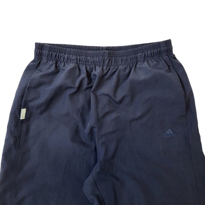 Adidas Y2K Vintage Navy Blue Tracksuit Bottoms Women's Size 16 W34 L30